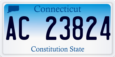 CT license plate AC23824