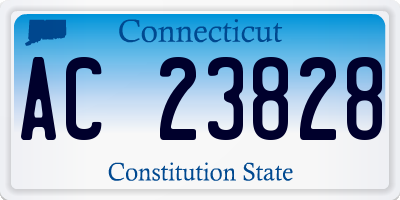 CT license plate AC23828