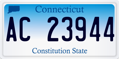 CT license plate AC23944