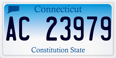 CT license plate AC23979