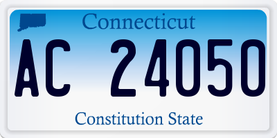 CT license plate AC24050