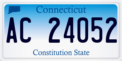 CT license plate AC24052
