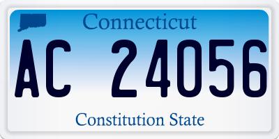CT license plate AC24056