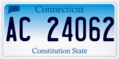 CT license plate AC24062