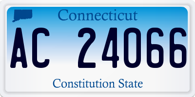 CT license plate AC24066