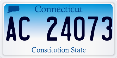 CT license plate AC24073