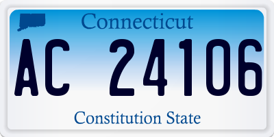 CT license plate AC24106