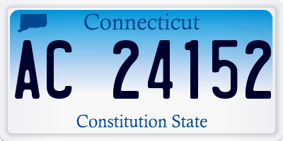 CT license plate AC24152