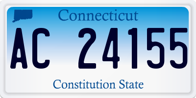 CT license plate AC24155