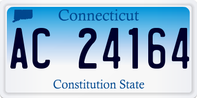 CT license plate AC24164