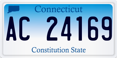 CT license plate AC24169