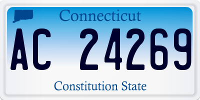 CT license plate AC24269