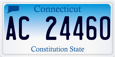 CT license plate AC24460