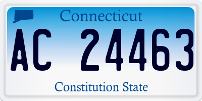 CT license plate AC24463