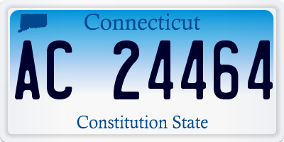 CT license plate AC24464