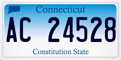 CT license plate AC24528