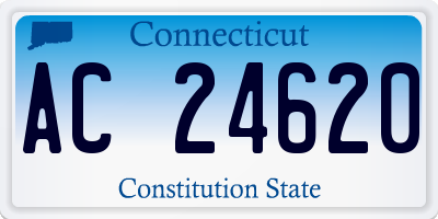 CT license plate AC24620