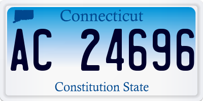 CT license plate AC24696