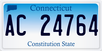 CT license plate AC24764