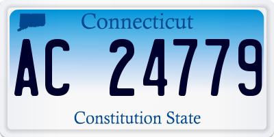 CT license plate AC24779