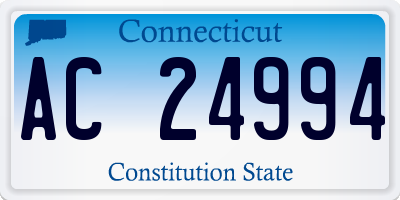CT license plate AC24994