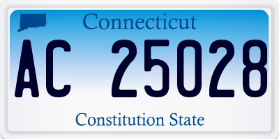 CT license plate AC25028