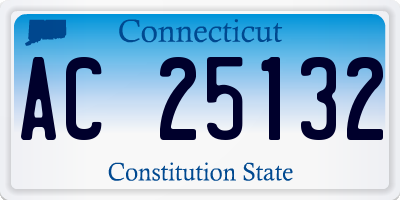 CT license plate AC25132