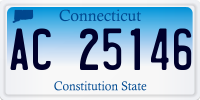 CT license plate AC25146