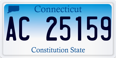 CT license plate AC25159