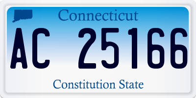 CT license plate AC25166