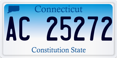 CT license plate AC25272