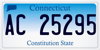 CT license plate AC25295