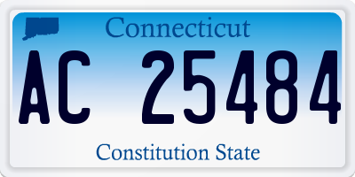 CT license plate AC25484