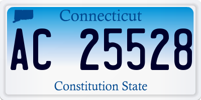 CT license plate AC25528