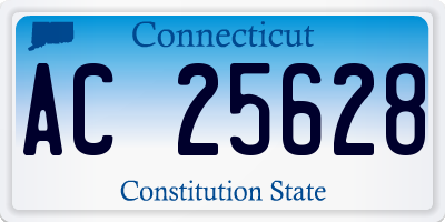 CT license plate AC25628