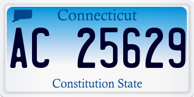 CT license plate AC25629