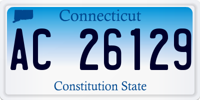 CT license plate AC26129