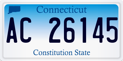 CT license plate AC26145