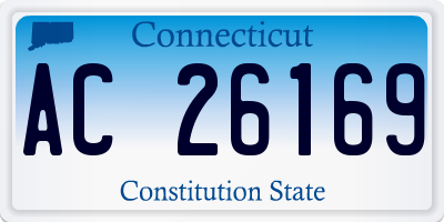 CT license plate AC26169