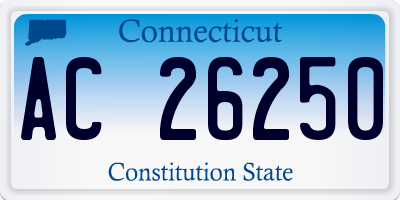 CT license plate AC26250