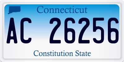 CT license plate AC26256