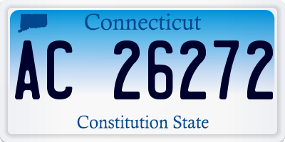 CT license plate AC26272