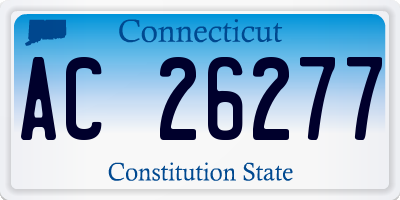 CT license plate AC26277