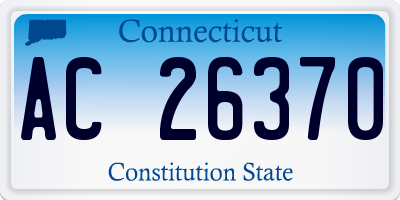 CT license plate AC26370