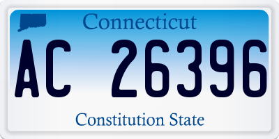 CT license plate AC26396