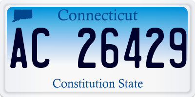 CT license plate AC26429