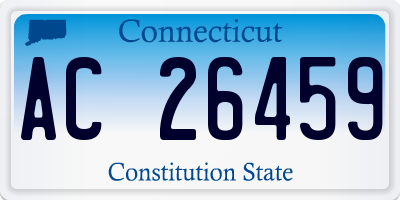 CT license plate AC26459