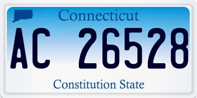 CT license plate AC26528