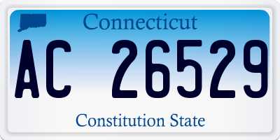 CT license plate AC26529