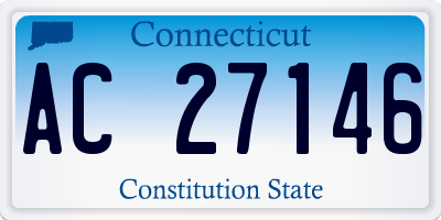 CT license plate AC27146